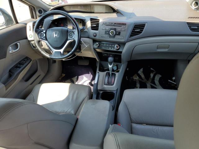 2HGFB2F98CH518302 - 2012 HONDA CIVIC EXL შავი ფოტო 8