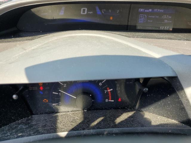 2HGFB2F98CH518302 - 2012 HONDA CIVIC EXL შავი ფოტო 9