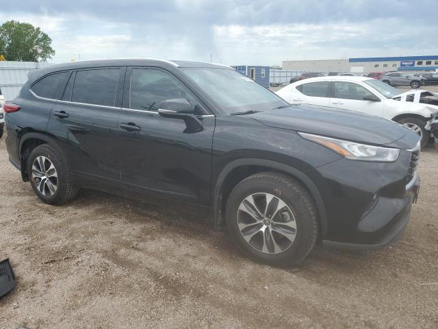 5TDGZRBH4LS502670 - 2020 TOYOTA HIGHLANDER XLE Սև լուսանկար 4