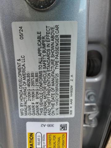 1HGCY2F56RA069725 - 2024 HONDA ACCORD HYBRID SPORT SILVER photo 12