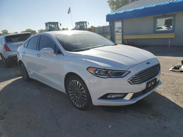 3FA6P0K94HR146503 - 2017 FORD FUSION TITANIUM WHITE photo 1