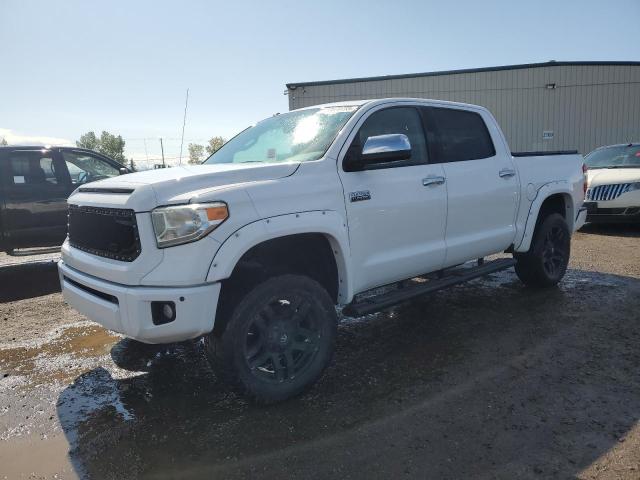 5TFAY5F11EX336751 - 2014 TOYOTA TUNDRA CREWMAX PLATINUM თეთრი ფოტო 1