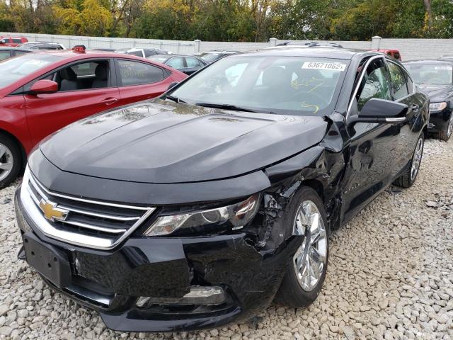 2G11Z5S37K9105649 - 2019 CHEVROLET IMPALA LT BLACK photo 2