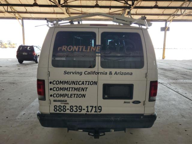 1FTNE1EW2DDA30318 - 2013 FORD ECONOLINE E150 VAN Beyaz fotoğraf 6