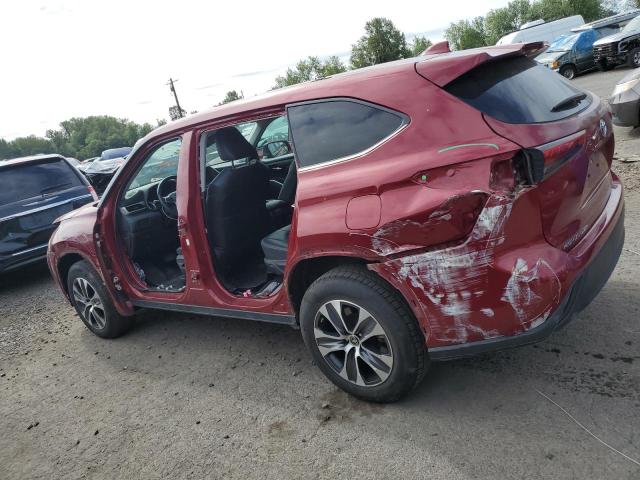 5TDKDRAH1PS016530 - 2023 TOYOTA HIGHLANDER L წითელი ფოტო 2