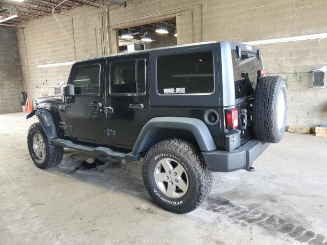 1C4BJWDG8FL760281 - 2015 JEEP WRANGLER U SPORT BLACK photo 2
