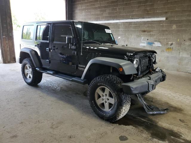 1C4BJWDG8FL760281 - 2015 JEEP WRANGLER U SPORT BLACK photo 4