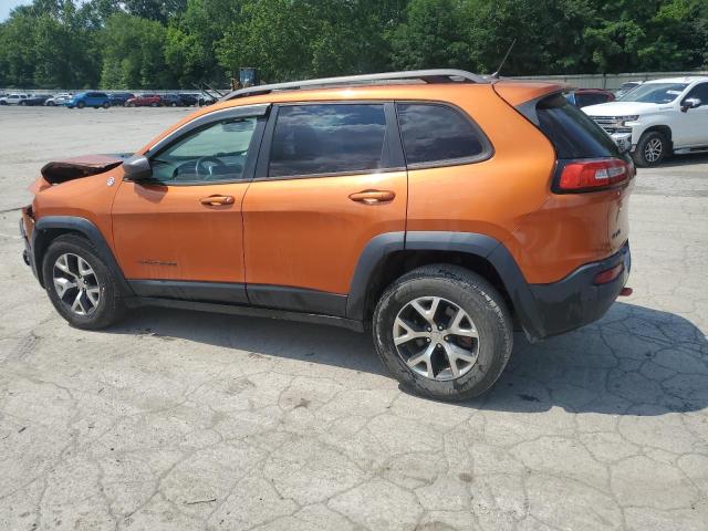 1C4PJMBS4EW236608 - 2014 JEEP CHEROKEE TRAILHAWK ORANGE photo 2