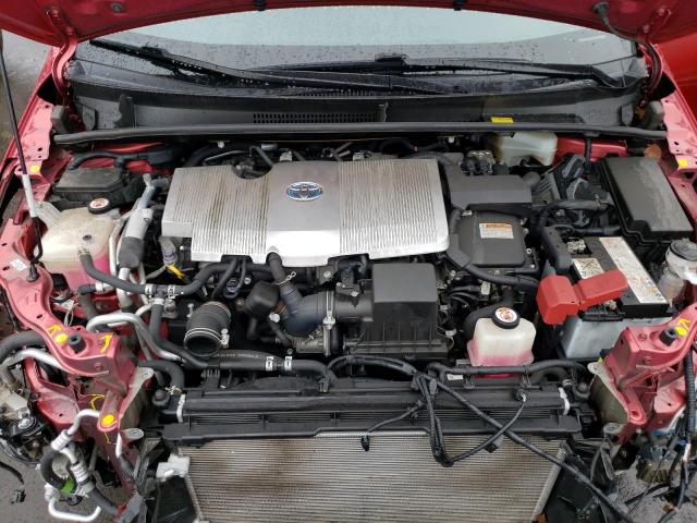 JTDKARFP0H3062152 - 2017 TOYOTA PRIUS PRIM წითელი ფოტო 11