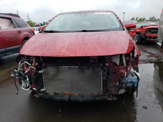 JTDKARFP0H3062152 - 2017 TOYOTA PRIUS PRIM წითელი ფოტო 5