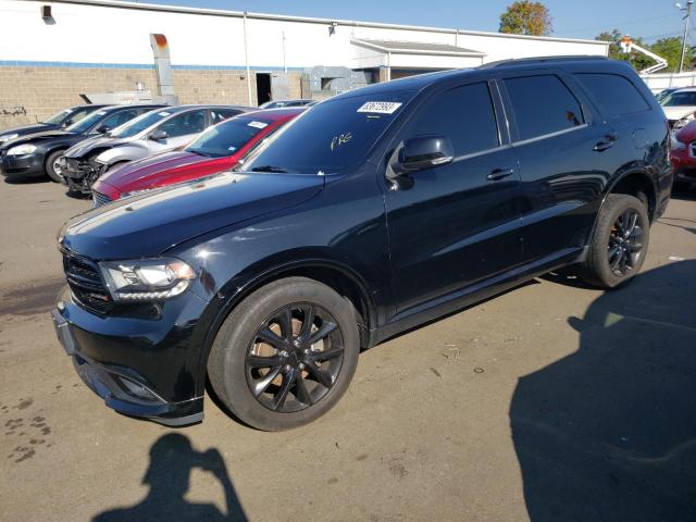 1C4RDJDG7JC435056 - 2018 DODGE DURANGO GT BLACK photo 1