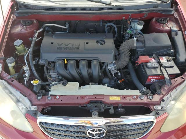 1NXBR32E65Z384239 - 2005 TOYOTA COROLLA CE RED photo 11