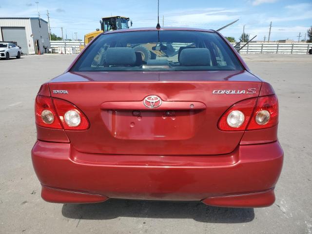 1NXBR32E65Z384239 - 2005 TOYOTA COROLLA CE RED photo 6