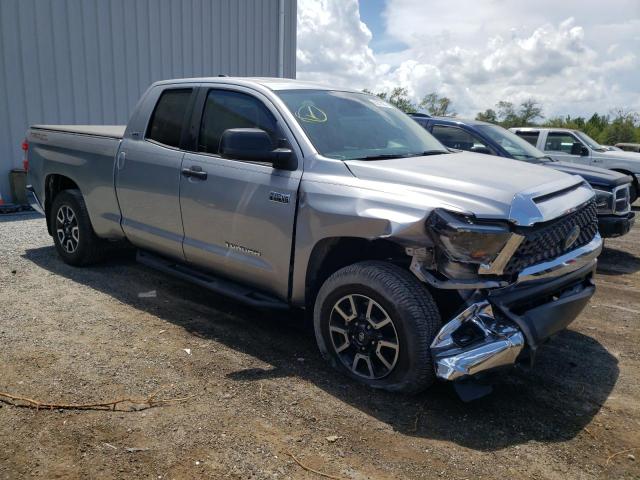 5TFRY5F18LX258291 - 2020 TOYOTA TUNDRA DOUBLE CAB SR/SR5 SILVER photo 4