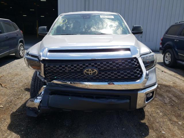 5TFRY5F18LX258291 - 2020 TOYOTA TUNDRA DOUBLE CAB SR/SR5 SILVER photo 5
