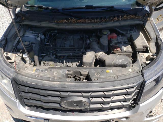 1FM5K8AR1HGD58279 - 2017 FORD EXPLORER POLICE INTERCEPTOR SILVER photo 11