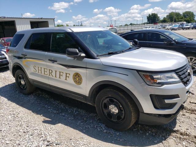 1FM5K8AR1HGD58279 - 2017 FORD EXPLORER POLICE INTERCEPTOR SILVER photo 4