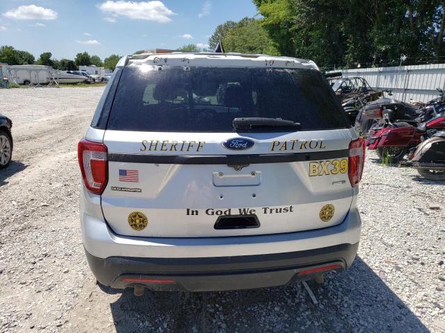 1FM5K8AR1HGD58279 - 2017 FORD EXPLORER POLICE INTERCEPTOR SILVER photo 6