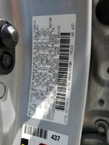 3TMJU62N58M050003 - 2008 TOYOTA TACOMA DOUBLE CAB PRERUNNER SILVER photo 12