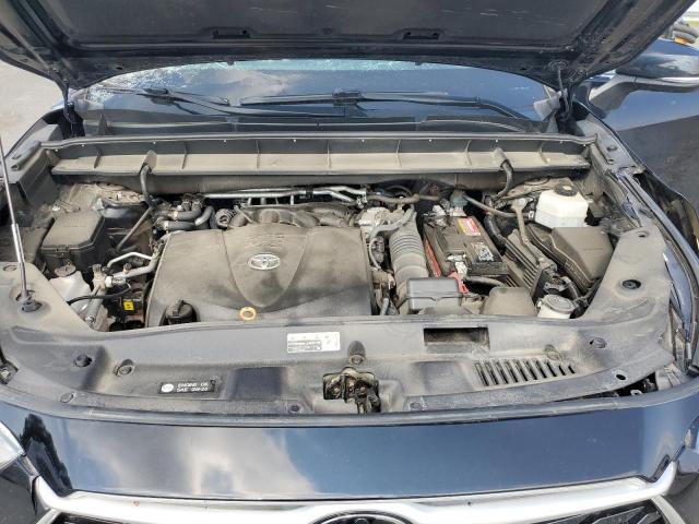 5TDGZRBH8MS532112 - 2021 TOYOTA HIGHLANDER XLE შავი ფოტო 12