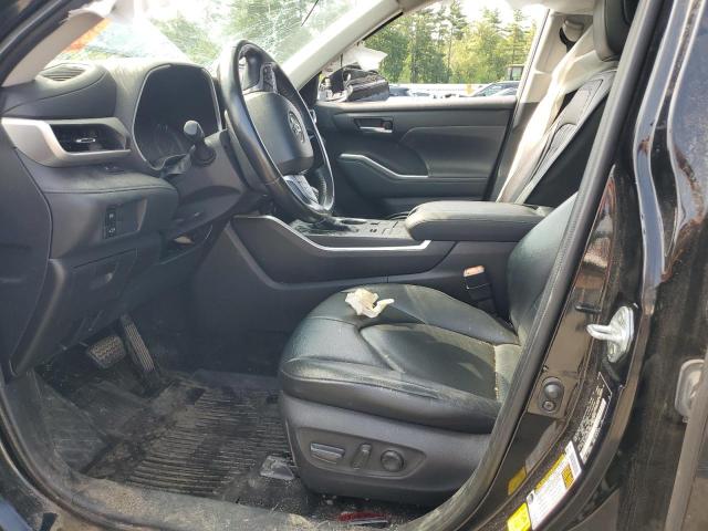 5TDGZRBH8MS532112 - 2021 TOYOTA HIGHLANDER XLE შავი ფოტო 7
