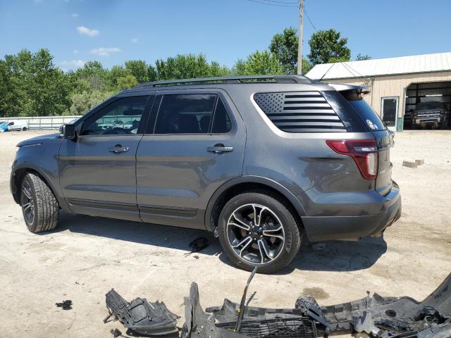 1FM5K8GT6FGA50119 - 2015 FORD EXPLORER SPORT رمادي صورة 2