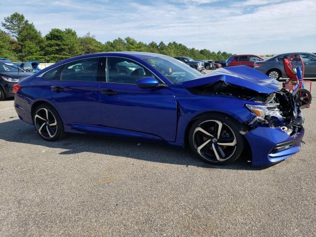 1HGCV2F33JA046785 - 2018 HONDA ACCORD SPORT BLUE photo 4