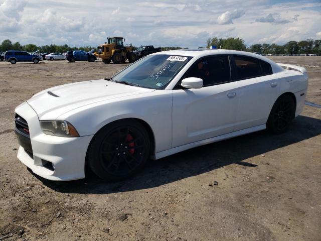 2C3CDXEJ0CH271933 - 2012 DODGE CHARGER SRT-8 WHITE photo 1