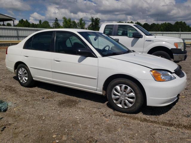 1HGES16532L056302 - 2002 HONDA CIVIC LX WHITE photo 4