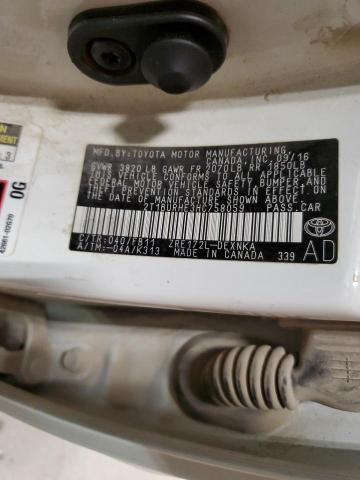 2T1BURHE3HC758059 - 2017 TOYOTA COROLLA L WHITE photo 13