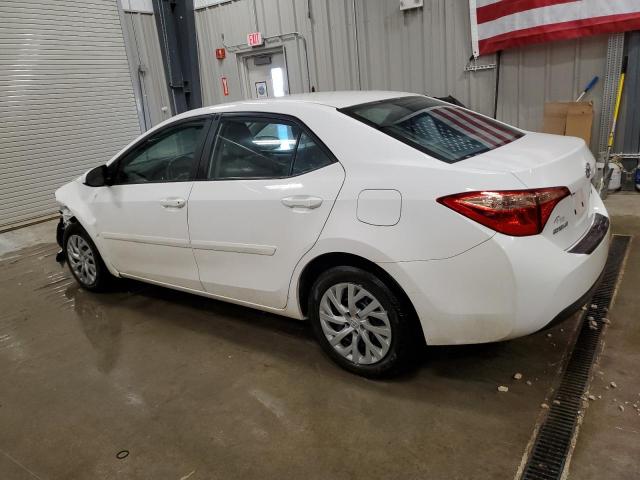 2T1BURHE3HC758059 - 2017 TOYOTA COROLLA L WHITE photo 2