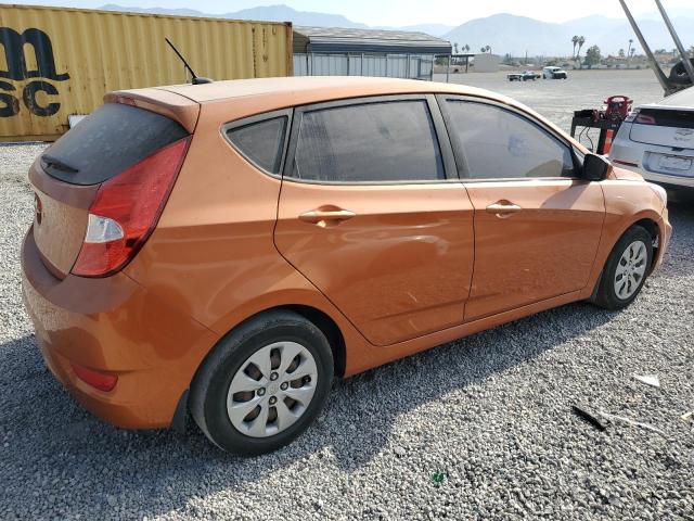 KMHCT5AE7HU327734 - 2017 HYUNDAI ACCENT SE ORANGE photo 3