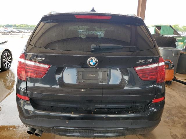 5UXWZ7C55G0T42780 - 2016 BMW X3 SDRIVE28I BLACK photo 6