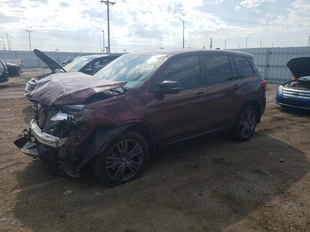 5FNYF8H55MB042607 - 2021 HONDA PASSPORT EXL Bordo foto 1