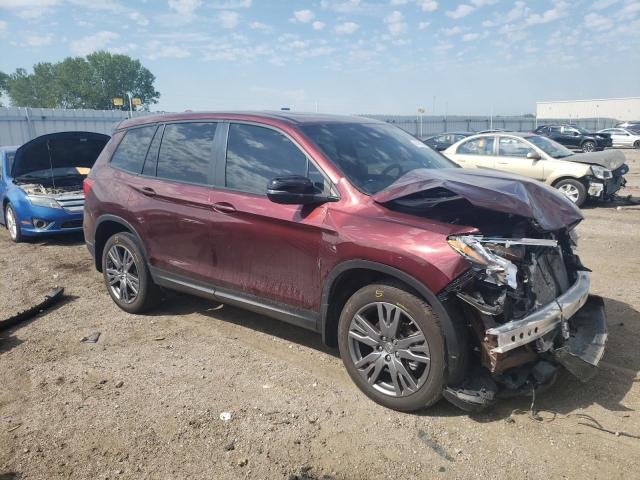 5FNYF8H55MB042607 - 2021 HONDA PASSPORT EXL Bordo foto 4