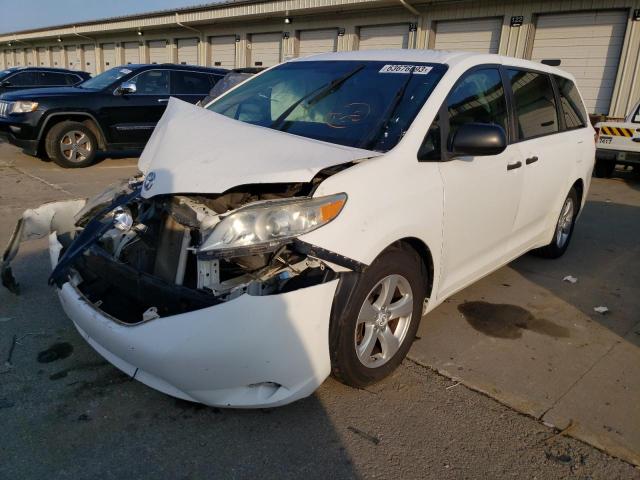 5TDZK3DC0BS031000 - 2011 TOYOTA SIENNA WHITE photo 1