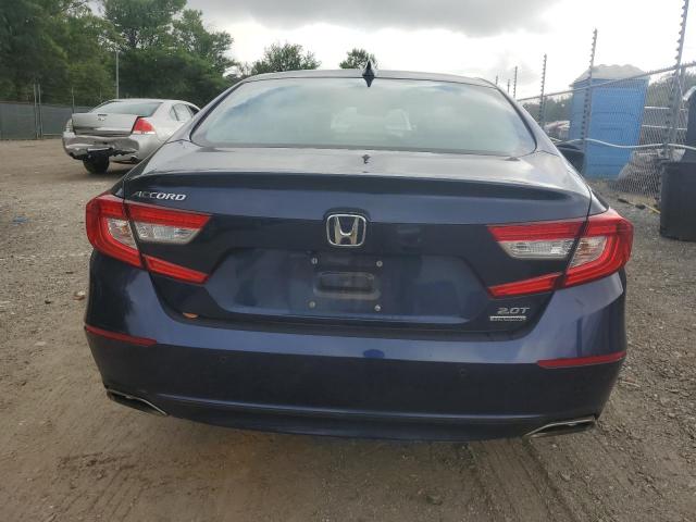 1HGCV2F97KA012936 - 2019 HONDA ACCORD TOURING BLUE photo 6