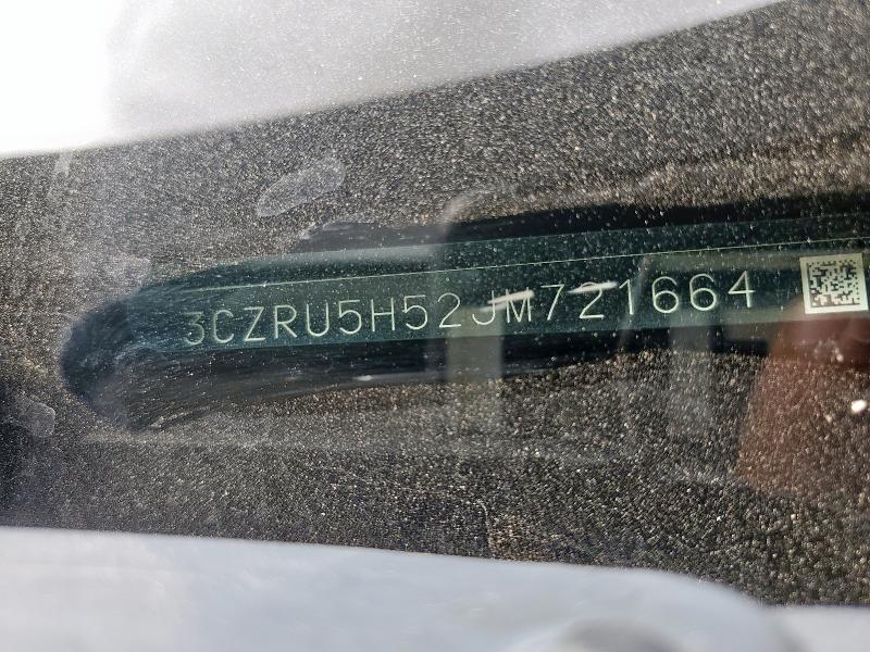 3CZRU5H52JM721664 - 2018 HONDA HR-V EX შავი ფოტო 13