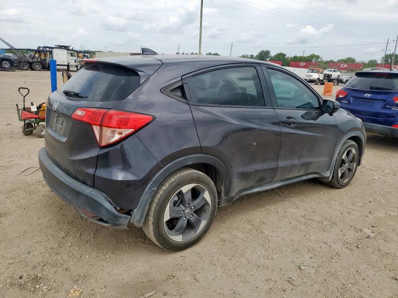 3CZRU5H52JM721664 - 2018 HONDA HR-V EX შავი ფოტო 3