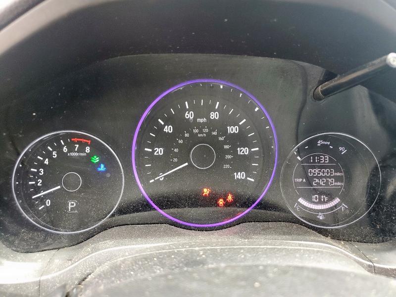 3CZRU5H52JM721664 - 2018 HONDA HR-V EX შავი ფოტო 9