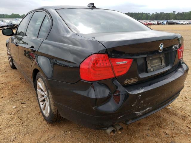 WBAPK7C50BF087615 - 2011 BMW 328 XI BLACK photo 3