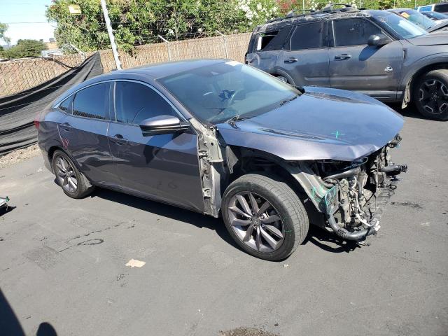 19XFC1F37LE202001 - 2020 HONDA CIVIC EX GRAY photo 4