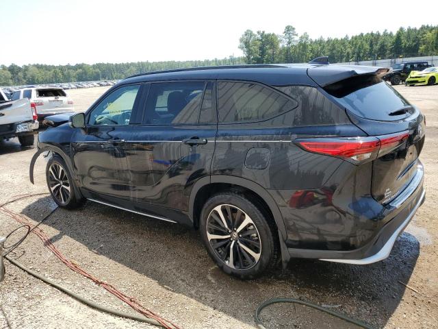 5TDLZRAH5NS135412 - 2022 TOYOTA HIGHLANDER XSE BLACK photo 2