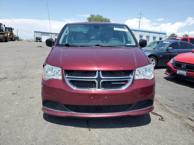 2C4RDGBG9KR682710 - 2019 DODGE GRAND CARA SE MAROON photo 5