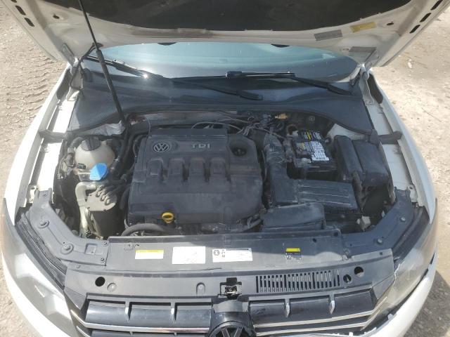 1VWBV7A33FC011199 - 2015 VOLKSWAGEN PASSAT SE თეთრი ფოტო 11