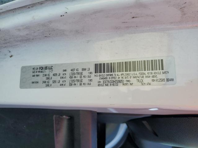 3C6TRVDG9HE528251 - 2017 RAM PROMASTER 2500 HIGH WHITE photo 13