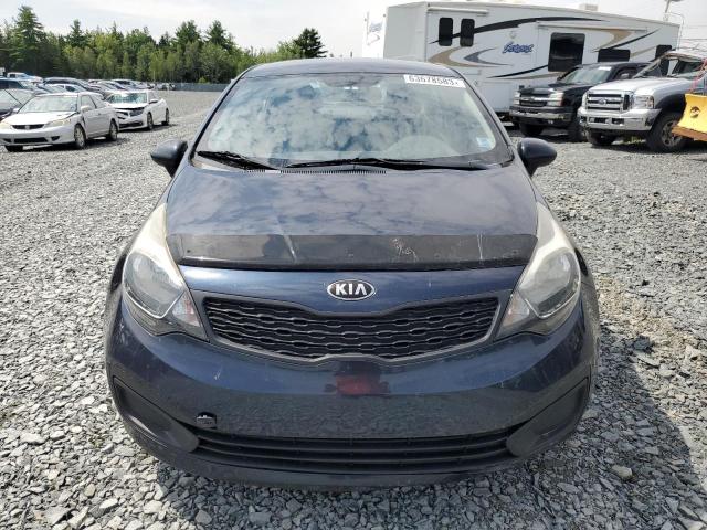 KNADM4A34F6432129 - 2015 KIA RIO LX BLUE photo 5