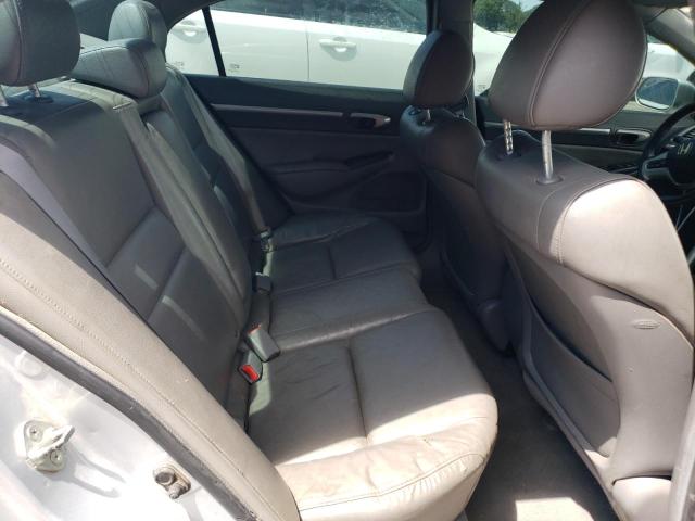 1HGFA16968L076059 - 2008 HONDA CIVIC EXL ვერცხლისფერი ფოტო 10