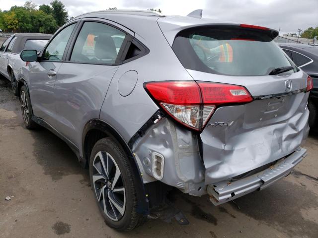 3CZRU6H1XKM738345 - 2019 HONDA HR-V SPORT SILVER photo 2