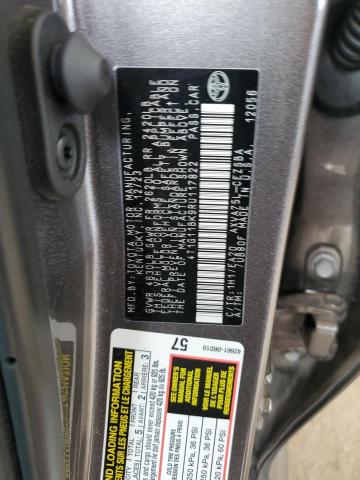 4T1G11BK9RU117822 - 2024 TOYOTA CAMRY SE NIGHT SHADE SILVER photo 12